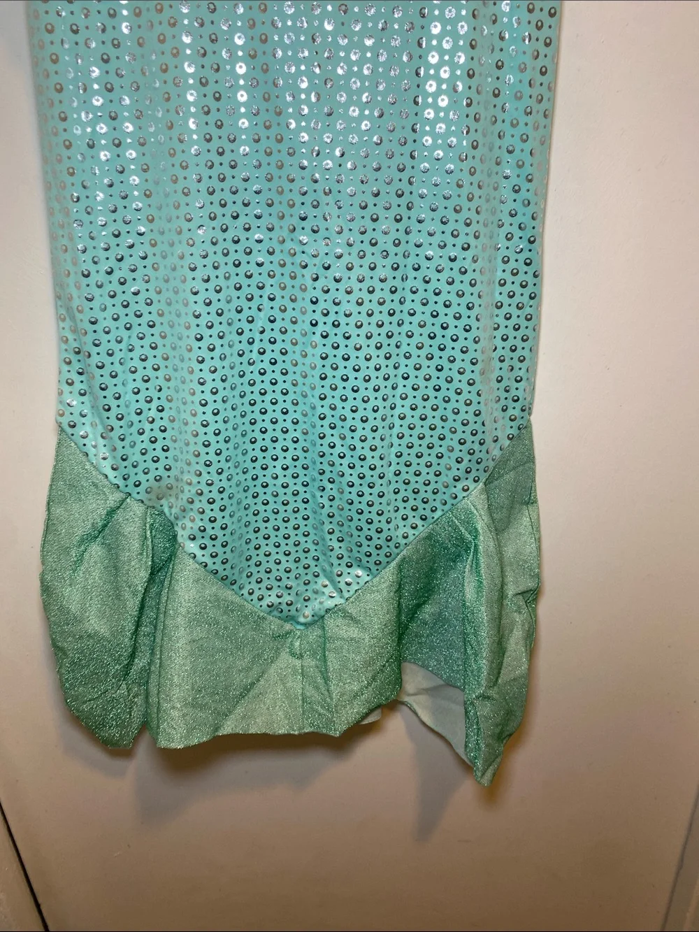Girls Purple and Green Sparkle Mermaid Costume Dress